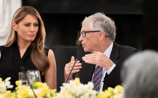 Bill Gates em jantar na Casa Branca